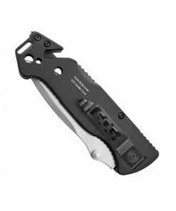 SOG Escape Clip Point - Satin Serrated Folding Knife - FF24-CP Survival Knives And Multi-tools 21 SOG Escape Clip Point - Satin Serrated Folding Knife - FF24-CP Survival Knives And Multi-tools