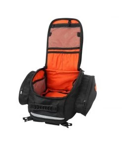 GUARDIAN GEARS Bungee Tie-downs & Luggage Shark Universal 28L Tank Bag With Rain Cover - Black