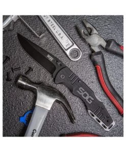 SOG Salute Folding Knife - Clip Point– FF11-CP