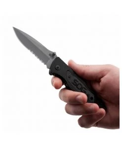 SOG Escape Clip Point - Satin Serrated Folding Knife - FF24-CP Survival Knives And Multi-tools 22 SOG Escape Clip Point - Satin Serrated Folding Knife - FF24-CP Survival Knives And Multi-tools