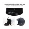 OPEN BOX BARGAINS Biker Helmets Replacement Visor Peak For Open Face Jet Helmets - Black