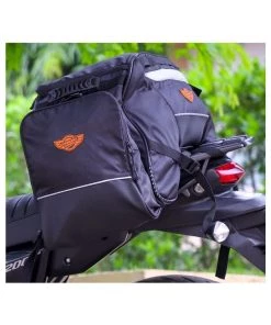 GUARDIAN GEARS Rhino Mini 50L Tail Bag With Rain Cover And Dry Bag - Black 25 GUARDIAN GEARS Rhino Mini 50L Tail Bag With Rain Cover And Dry Bag - Black