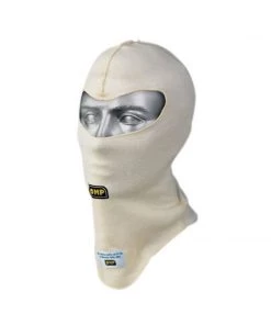 OPEN BOX BARGAINS Lifestyle Motorbiking Apparel OMP First FIA Fire Retardant Balaclava - Off White