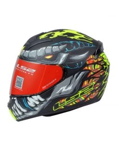 LS2 Helmets Rookie Fly Demon Motorbike Helmet - Matt - FF352