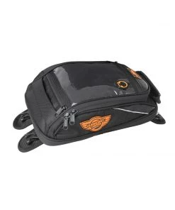 GUARDIAN GEARS Shark Mini Universal 18L Tank Bag With Rain Cover - Black Bungee Tie-downs & Luggage