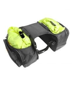 GUARDIAN GEARS Mustang 50L Saddlebags With Rain Covers & Dry Bags - Black Bungee Tie-downs & Luggage