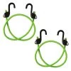 MOTOTECH Bungee Tie-downs & Luggage Grappler Bungee Tie-Down - 36 Inches - Flourescent Green - 8mm - Pack Of 2