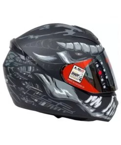 LS2 Helmets Rookie Fly Demon Motorbike Helmet - Matt - FF352