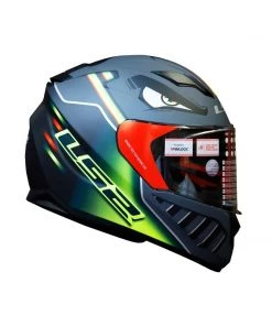 LS2 Helmets Stream Evo Badas Motorbike Helmet - Matt - FF320 Biker Helmets