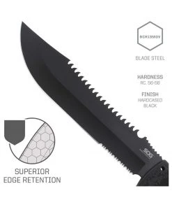 SOG Survival Knives And Multi-tools Jungle Primitive Survival Machete With Sheath - F03TN-CP 8 SOG Survival Knives And Multi-tools Jungle Primitive Survival Machete With Sheath - F03TN-CP