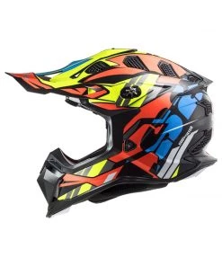 LS2 Helmets MX700 Subverter Evo Rascal Motocross Helmets - Gloss
