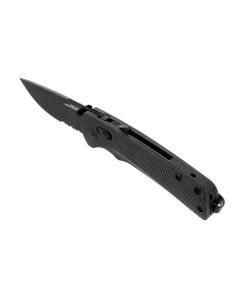 SOG Flash AT - Blackout Serrated Folding Knife - 11-18-02-57