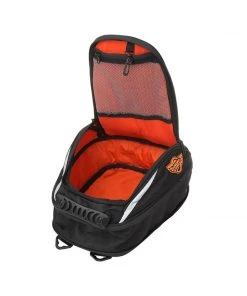 GUARDIAN GEARS Bungee Tie-downs & Luggage Jaws Mini Magnetic 18L Tank Bag With Rain Cover - Black