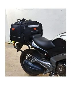 GUARDIAN GEARS Rhino Mini 50L Tail Bag With Rain Cover And Dry Bag - Black 24 GUARDIAN GEARS Rhino Mini 50L Tail Bag With Rain Cover And Dry Bag - Black