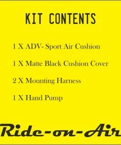 RIDE ON AIR ADV-Sport - Standard - Air Seat Motorbiking Accessories 10 RIDE ON AIR ADV-Sport - Standard - Air Seat Motorbiking Accessories