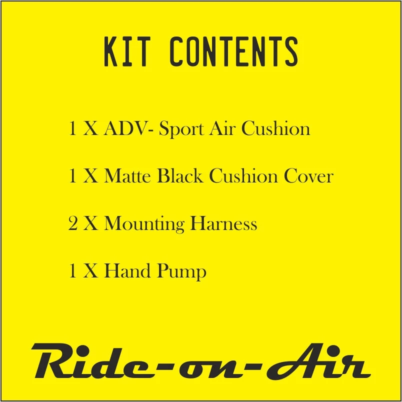 RIDE ON AIR ADV-Sport - Standard - Air Seat Motorbiking Accessories 5 RIDE ON AIR ADV-Sport - Standard - Air Seat Motorbiking Accessories