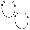 MOTOTECH Grappler Bungee Tie-Down - 24"/ 60 Cms - Black - 8mm - Pack Of 2 Bungee Tie-downs & Luggage