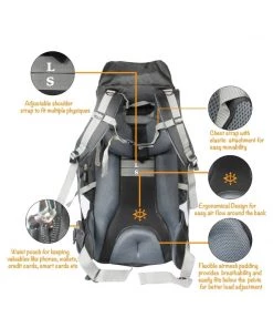 AdventIQ Delta Rucksack With Rain Cover - 70L