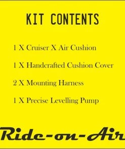 RIDE ON AIR Motorbiking Accessories Cruiser X - Prime - Air Seat