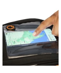 GUARDIAN GEARS Bungee Tie-downs & Luggage Jaws Mini Magnetic 18L Tank Bag With Rain Cover - Black