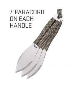 SOG Fling Throwing Knives - Set Of 3 - FX41N-CP Survival Knives And Multi-tools