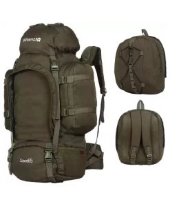 AdventIQ Colonel Rucksack + Detachable Daypack With Rain Cover - 85L
