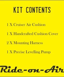 RIDE ON AIR Motorbiking Accessories Cruiser - Prime - Air Seat