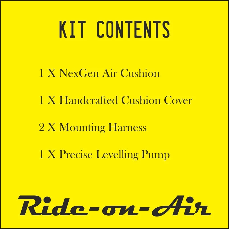 RIDE ON AIR Motorbiking Accessories NexGen - Prime - Air Seat 4 RIDE ON AIR Motorbiking Accessories NexGen - Prime - Air Seat