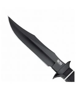 SOG Survival Knives And Multi-tools Tech Bowie Fixed Plain Blade Knife– S10B-K