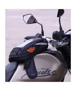 GUARDIAN GEARS Bungee Tie-downs & Luggage Jaws Mini Magnetic 18L Tank Bag With Rain Cover - Black