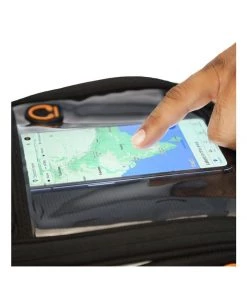 GUARDIAN GEARS Shark Mini Universal 18L Tank Bag With Rain Cover - Black Bungee Tie-downs & Luggage