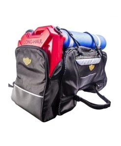 GUARDIAN GEARS Bungee Tie-downs & Luggage Rhino 70L Tail Bag With Rain Cover And Dry Bag - Black