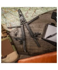 SOG Survival Knives And Multi-tools Powerlock Multi-Tool, V - Cutter, Nylon Pouch - B63N-CP