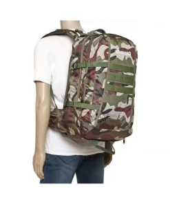 AdventIQ Petrol Military Grade Backpack With Rain Cover - 40L