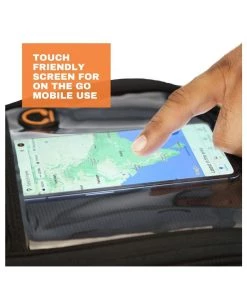 GUARDIAN GEARS Bungee Tie-downs & Luggage Shark Universal 28L Tank Bag With Rain Cover - Black