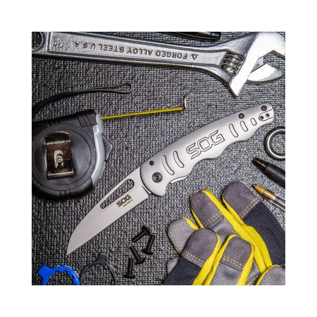 SOG Escape FL Folding Knife - 14-52-01-57 Survival Knives And Multi-tools 7 SOG Escape FL Folding Knife - 14-52-01-57 Survival Knives And Multi-tools