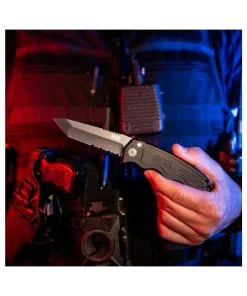 SOG Survival Knives And Multi-tools TAC Auto - Tanto - Serrated Knife - ST-04