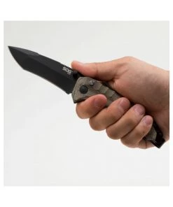 SOG Kiku Assisted Opening Folding Knife With Button Lock - S35VN – KU-3004 Survival Knives And Multi-tools