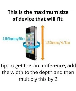 AQUAPAC Waterproof Phone Case For Screen Size Upto 4.7 Inches