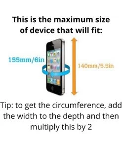 OPEN BOX BARGAINS Motorbiking Accessories Aquapac Bike-Mounted Waterproof Phone Case For Screen Size Upto 5.5 Inches