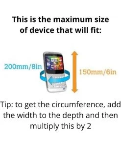 AQUAPAC Waterproof Phone Case For Screen Size Upto 6 Inches