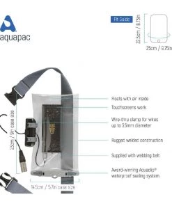 AQUAPAC Waterproof Bags And Cases Waterproof Radio Microphone / Connected Electronics Case - Large