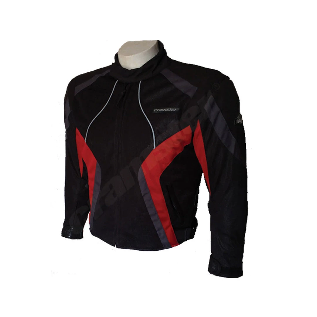 OPEN BOX BARGAINS Cramster Breezer 4S - Mesh Riding Jacket - Black/Red - XXL Protective Riding Gear 1 OPEN BOX BARGAINS Cramster Breezer 4S - Mesh Riding Jacket - Black/Red - XXL Protective Riding Gear