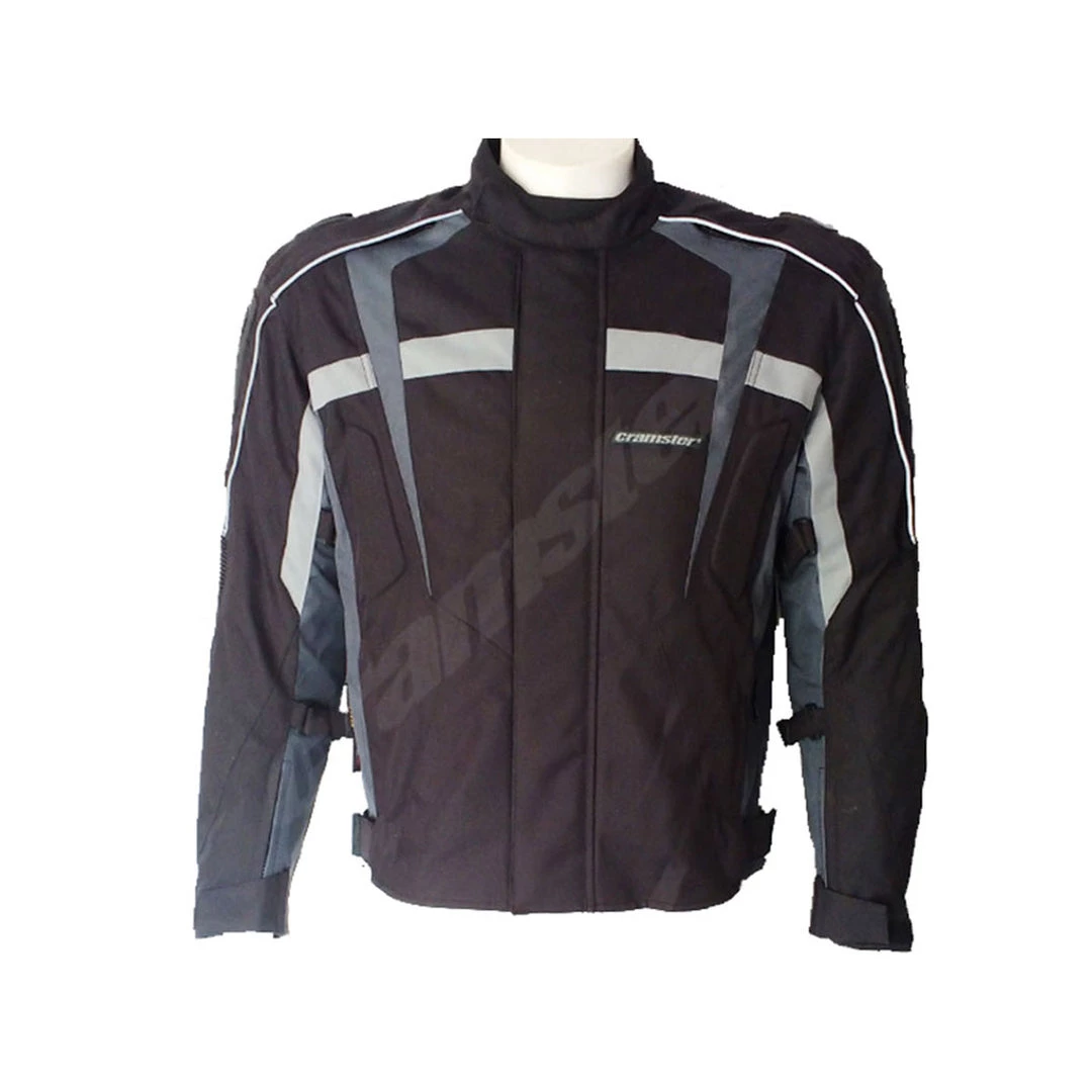 OPEN BOX BARGAINS Cramster Raptor - Bike Touring Jacket - Black/Grey Protective Riding Gear 1 OPEN BOX BARGAINS Cramster Raptor - Bike Touring Jacket - Black/Grey Protective Riding Gear