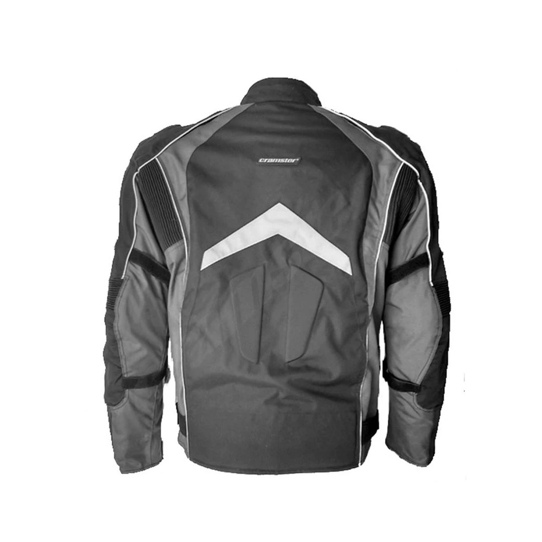 OPEN BOX BARGAINS Cramster Raptor - Bike Touring Jacket - Black/Grey Protective Riding Gear 2 OPEN BOX BARGAINS Cramster Raptor - Bike Touring Jacket - Black/Grey Protective Riding Gear