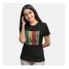 CHRIS CROSS Pastel Cycle Women's T Shirt - Black Cycling Apparels And Gloves