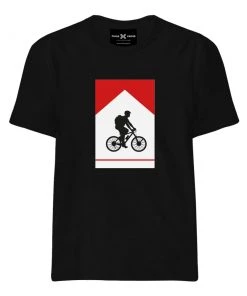 CHRIS CROSS Marlboro Cyclist T-Shirt - Black Lifestyle Motorbiking Apparel
