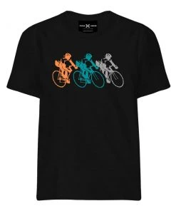 CHRIS CROSS Road Bicycle Racing T-Shirt - Black