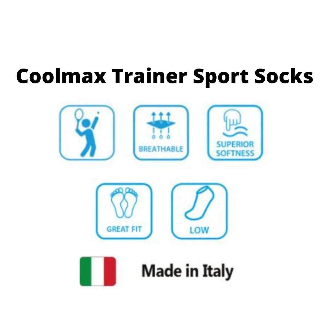 OPEN BOX BARGAINS Horizon Socks Coolmax Trainer Sport Socks - White - Pack Of 5 Shoes, Socks, Headwear And Gloves 3 OPEN BOX BARGAINS Horizon Socks Coolmax Trainer Sport Socks - White - Pack Of 5 Shoes, Socks, Headwear And Gloves