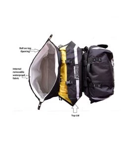 DIRTSACK Bungee Tie-downs & Luggage Longranger Pro Saddlebag - Waterproof